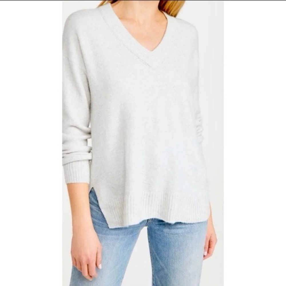 Madewell Donegal Jason Ex-Boyfriend Oversized V-neck Sweater Wool/Alpaca Blend